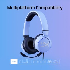 HyperX Cloud Mini Wired Headset Purple - Lightweight Comfort & Immersive Sound!